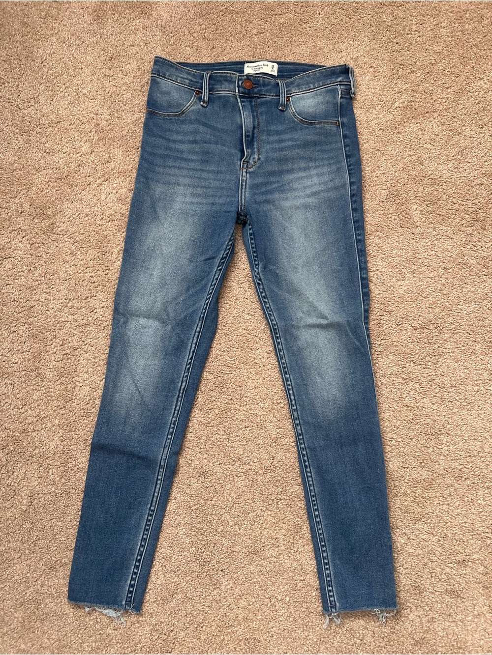 Abercrombie & Fitch Medium Blue Skinny Jeans
